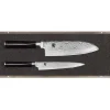 Clearance KAI Set Couteau Santoku et Couteau Universel Shun Classic Damas