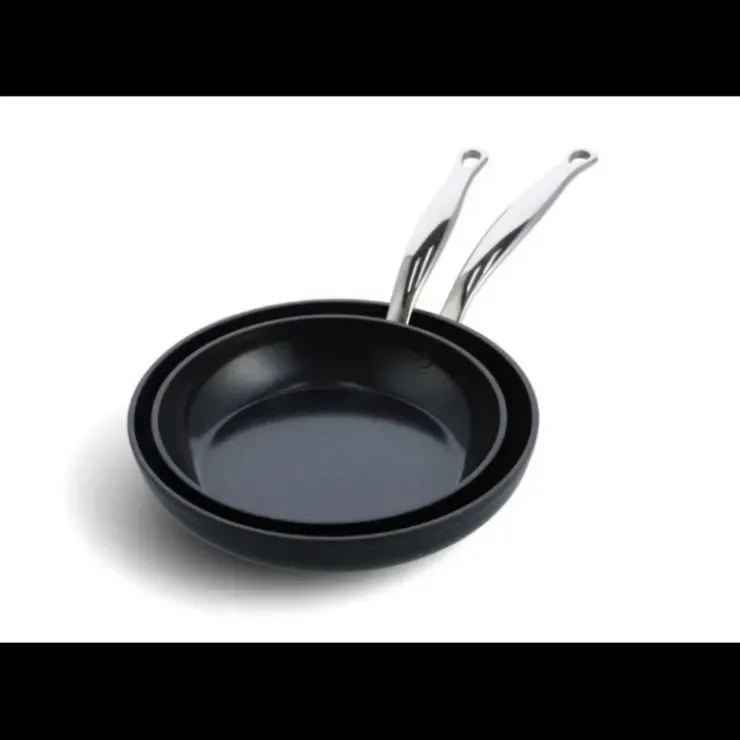 New GREENPAN Set de 2 Poêles 24 et 28 cm collection BARCELONA PRO
