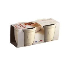 Best EMILE HENRY Set de 2 Ramequins en Céramique N°8 cm Argile