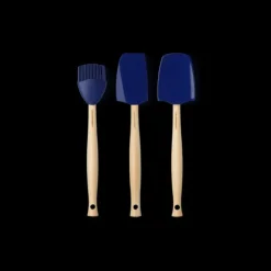 Outlet LE CREUSET Set de 3 Spatules Silicone Azur