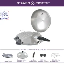 MASTRAD Set Plancha avec Accessoires O'Plancha