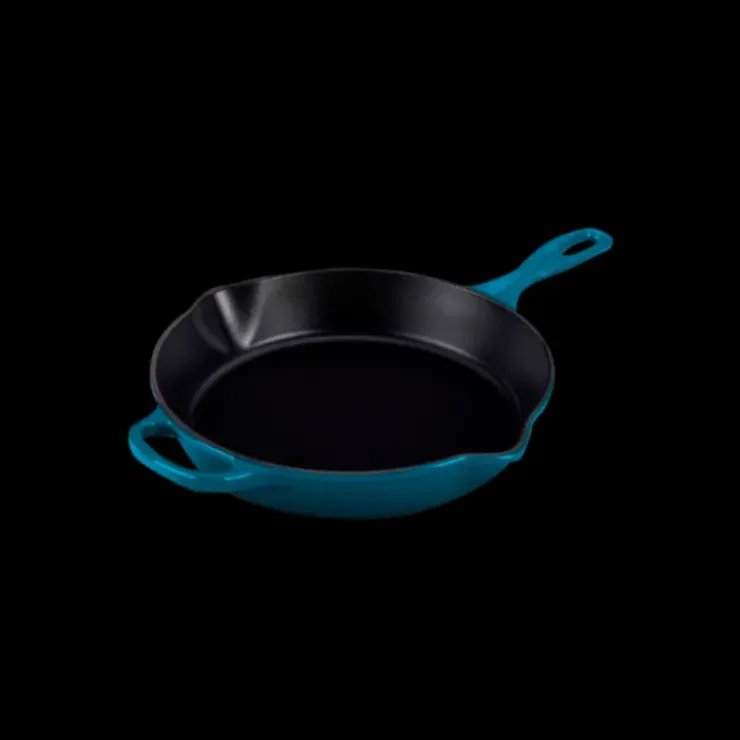 LE CREUSET Skillet Rond Profond 26cm en Fonte Deep Teal
