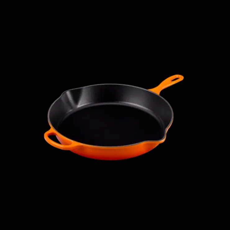 Sale LE CREUSET Skillet Rond Profond 26cm en Fonte Volcanique