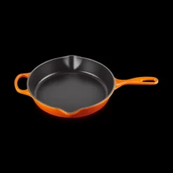 Sale LE CREUSET Skillet Rond Profond 26cm en Fonte Volcanique