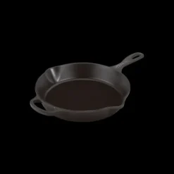 Best LE CREUSET Skillet Rond Profond 26cm en Fonte Noir