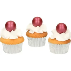 Discount FUNCAKES Sphère en Chocolat Rubis 2 cm (x8)