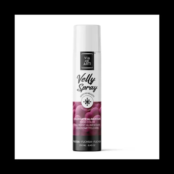 Discount VELLY SPRAY Spray Velours Fuchsia 250 ml Colorant Alimentaire Pro