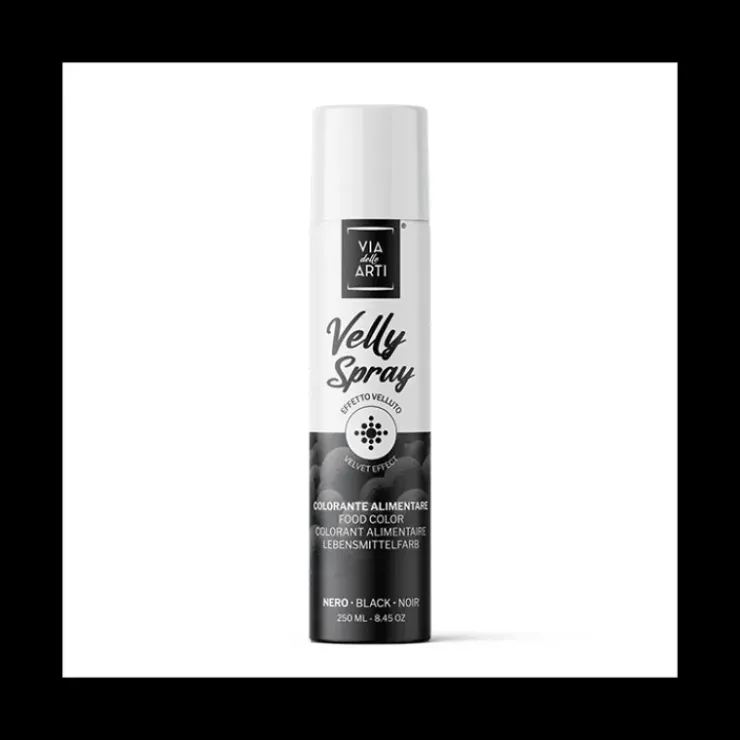 Online VELLY SPRAY Spray Velours Noir 250 ml Colorant Alimentaire Pro