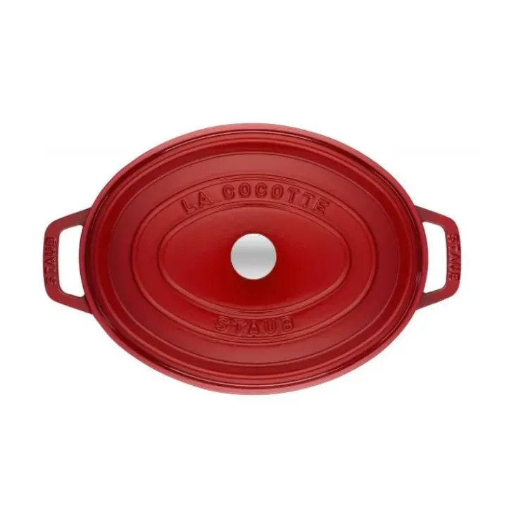 Online STAUB Cocotte Fonte Ovale 23 cm Rouge Cerise 2,35 L