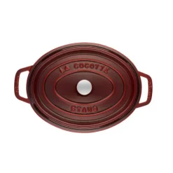 Hot STAUB Cocotte Fonte Ovale 29 cm Grenadine Majolique 4,2 L