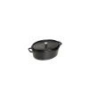 Discount STAUB Cocotte Fonte Ovale 23 cm Noir Mat 2,35 L