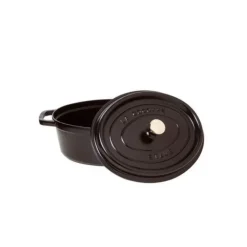 Best STAUB Cocotte Fonte Ovale 27 cm Noir Mat 3,2 L