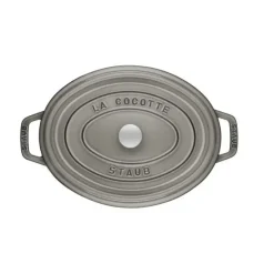 Outlet STAUB Cocotte Fonte Ovale 17 cm Gris Graphite 1 L