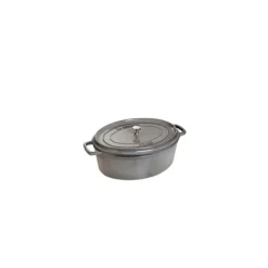 Sale STAUB Cocotte Fonte Ovale 27 cm Gris Graphite 3,2 L