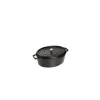 Online STAUB Cocotte Fonte Ovale 17 cm Noir Mat 1 L