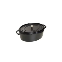Clearance STAUB Cocotte Fonte Ovale 41 cm Noir Mat 12 L