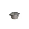 Hot STAUB Cocotte Fonte Ronde 14 cm Gris Graphite 0,8 L