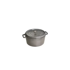Hot STAUB Cocotte Fonte Ronde 14 cm Gris Graphite 0,8 L