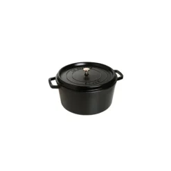 Outlet STAUB Cocotte Fonte Ronde 24 cm Noir Mat 3,8 L