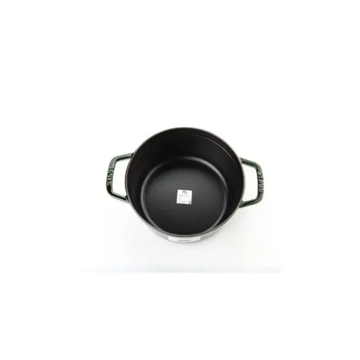 Outlet STAUB Cocotte Fonte Ronde 26 cm Vert Basilic Majolique 5,2 L