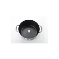 Best STAUB Cocotte Fonte Ronde 22 cm Gris Graphite 2,6 L