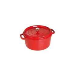 Hot STAUB Cocotte Fonte Ronde 30 cm Rouge Cerise 8,35 L