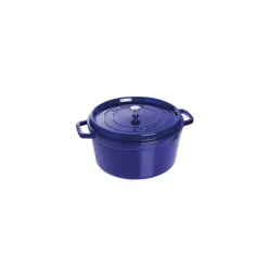 Discount STAUB Cocotte Fonte Ronde 26 cm Bleu Intense Majolique 5,2 L