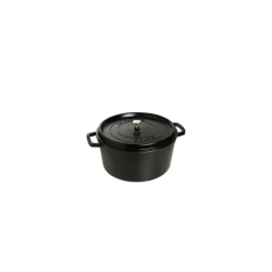 STAUB Cocotte Fonte Ronde 14 cm Noir Mat 0,8 L