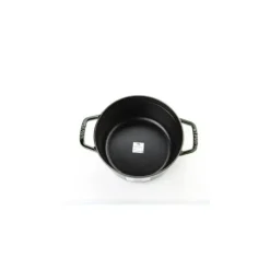 Best STAUB Cocotte Fonte Ronde 24 cm Vert Basilic Majolique 3,8 L