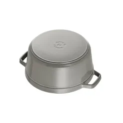 Sale STAUB Cocotte Fonte Ronde 12 cm Gris Graphite 0,4 L