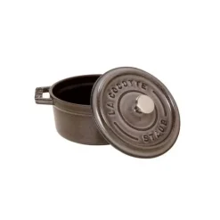 Outlet STAUB Cocotte Fonte Ronde 20 cm Gris Graphite 2,2 L