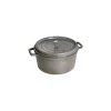 Clearance STAUB Cocotte Fonte Ronde 34 cm Gris Graphite 12,6 L