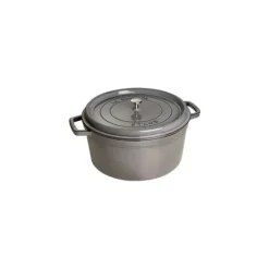 Clearance STAUB Cocotte Fonte Ronde 34 cm Gris Graphite 12,6 L