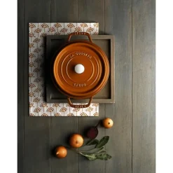 Discount STAUB Cocotte Fonte Ronde 28 cm Cannelle Majolique 6,7 L