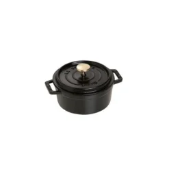 Online STAUB Cocotte Fonte Ronde 12 cm Noir Mat 0,4 L