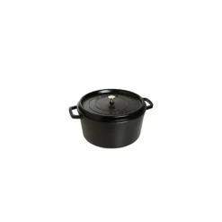 Best STAUB Cocotte Fonte Ronde 16 cm Noir Mat 1,2 L