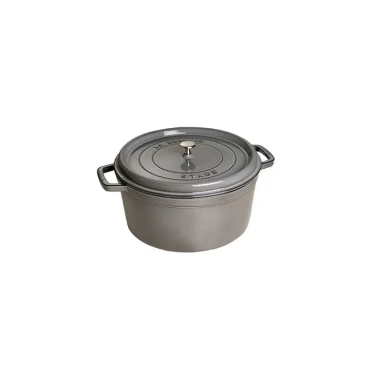 Online STAUB Cocotte Fonte Ronde 30 cm Gris Graphite 8,35 L