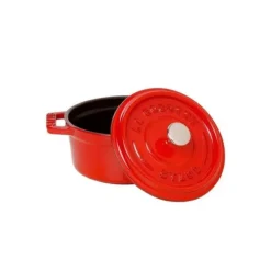 Online STAUB Cocotte Fonte Ronde 20 cm Rouge Cerise 2,2 L