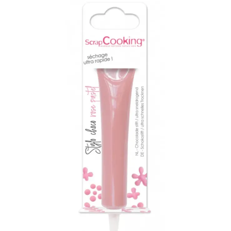 Outlet SCRAPCOOKING Stylo Chocolat Rose Pastel 25 g