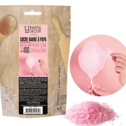 Sale PATISDECOR Sucre Barbe à Papa Grenadine 400 g Patisdécor