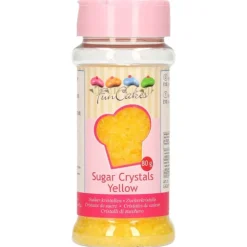 Best FUNCAKES Sucre coloré Jaune 80g