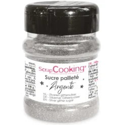 Best SCRAPCOOKING Sucre Pailleté Argenté 160 g