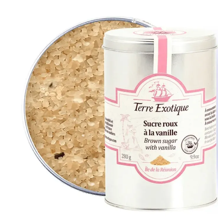 TERRE EXOTIQUE Sucre Roux à la Vanille 280 g