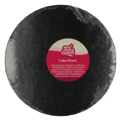 New FUNCAKES Support Gâteau Rond Ø25 x 1,2 cm Noir