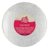 Best FUNCAKES Support Gâteau Rond Ø25 x 0,4 cm Argenté