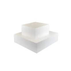 FUNCAKES Support polystyrène carré H 7 cm - 10 x 10 cm