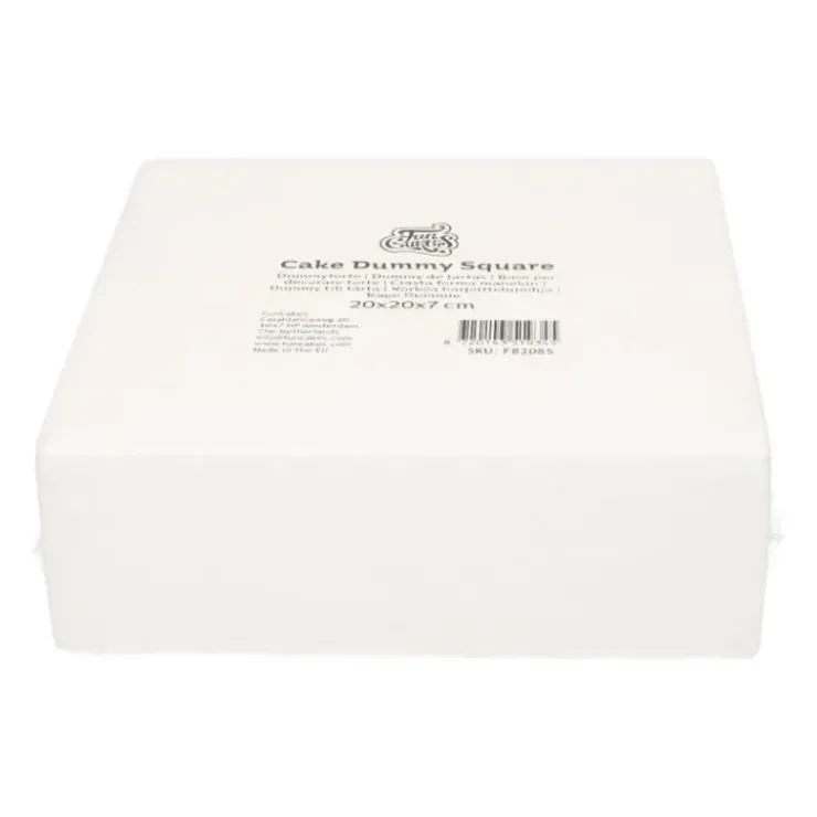 Online FUNCAKES Support polystyrène carré H 7 cm - 20 x 20 cm