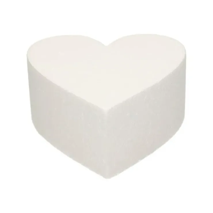 New FUNCAKES Support Polystyrène Cœur Ø 15 cm H 7 cm