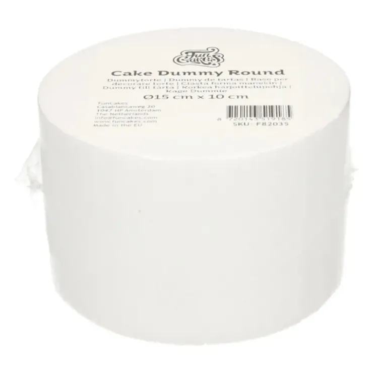 Outlet FUNCAKES Support polystyrène rond H10 cm Ø 15 cm