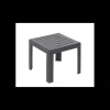 Clearance GROSFILLEX Table Basse en Résine 40 x 40 cm Anthracite Miami